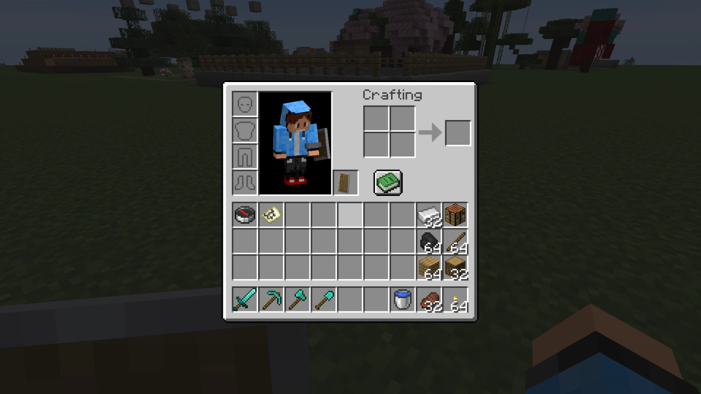 Minecraft Inventar Organisation