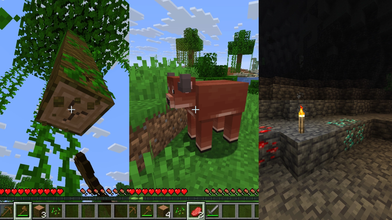 Minecraft Oberwelt Guide: Erste Schritte, Werkzeuge und Unterschlupf