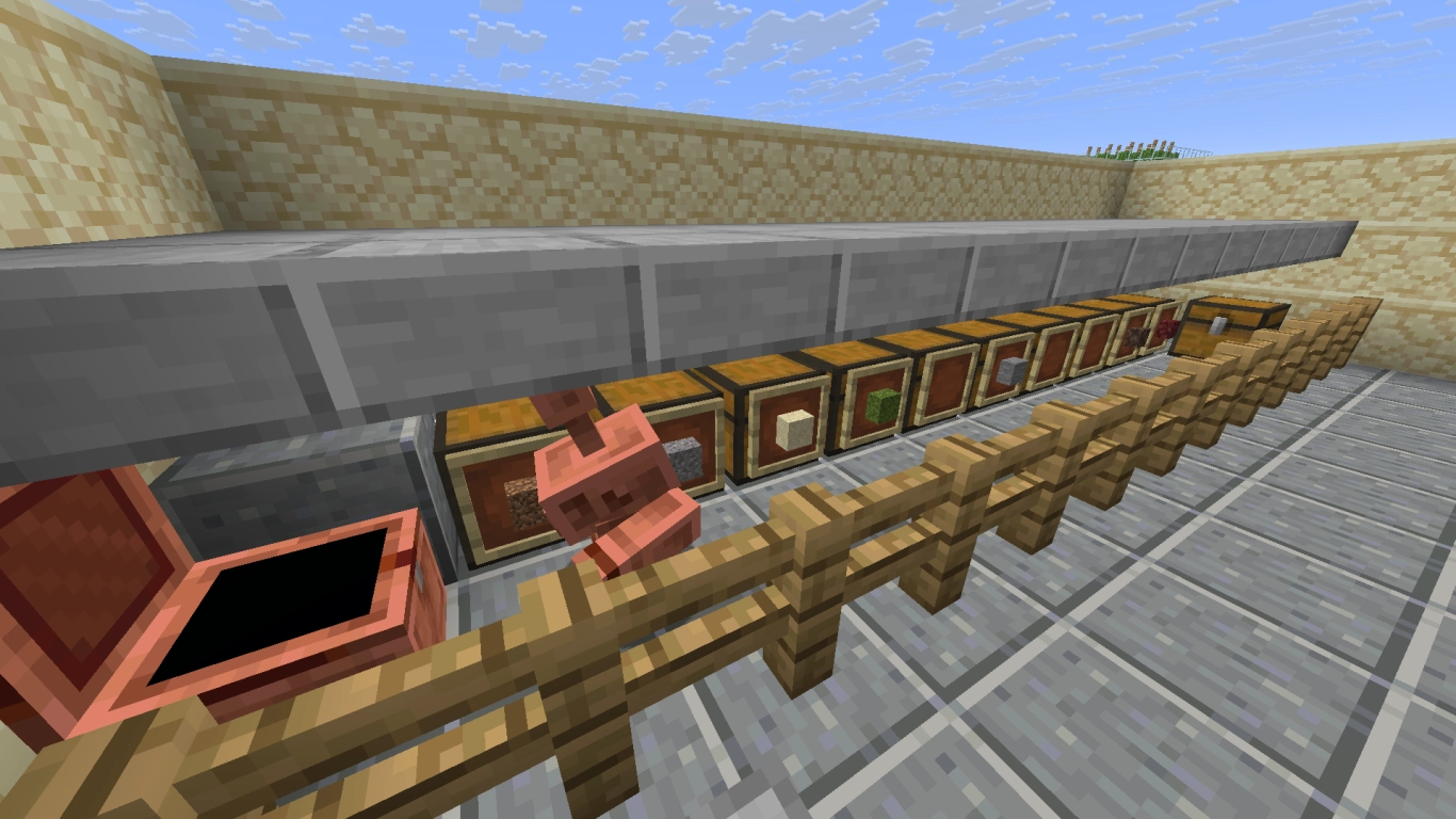 Miglior layout del magazzino per il golem di rame in Minecraft