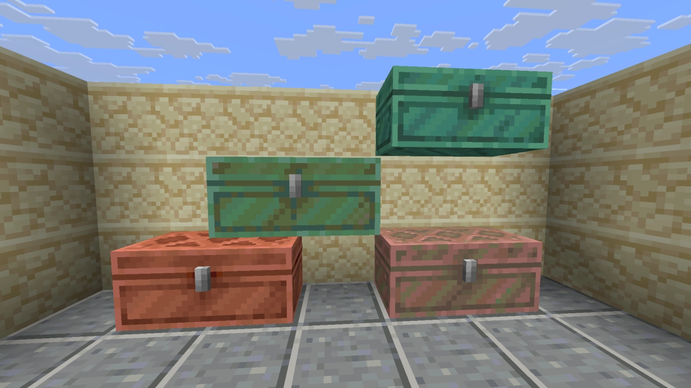 Baule di rame: crafting, caratteristiche e utilizzo in Minecraft