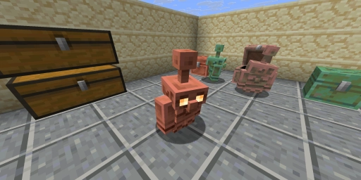 Minecraft Bakır Golem: Redstone olmadan otomatik eşya sıralama (1.21.9)