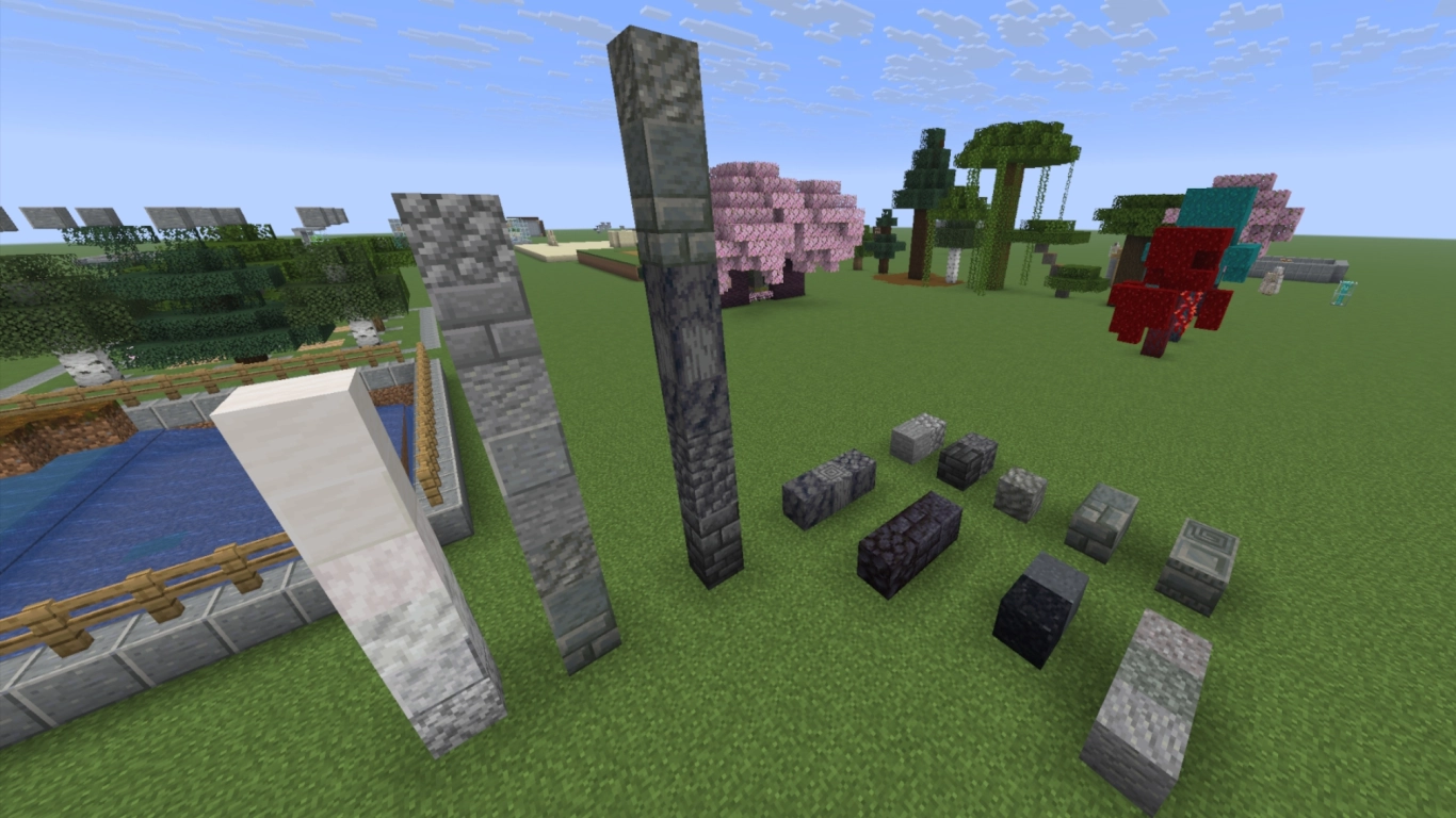 Planificación en modo Creativo: paleta de bloques, diseño, escala y pruebas de la megabase