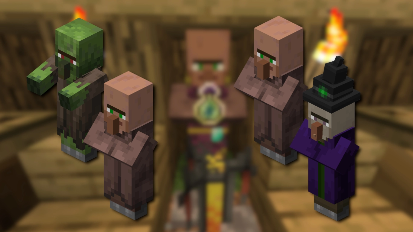 Zombie-Villager heilen und Villager verwandeln in Minecraft