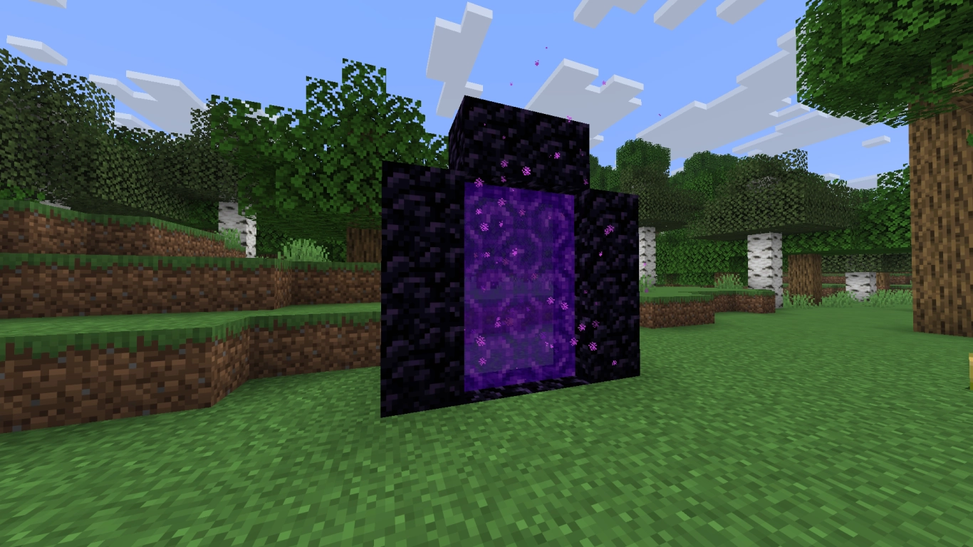 Byg et Minecraft Nether-portal med obsidian og flint og stål