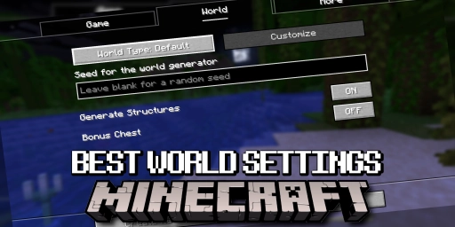 Create a new Minecraft world: best settings and world types Teaser Image