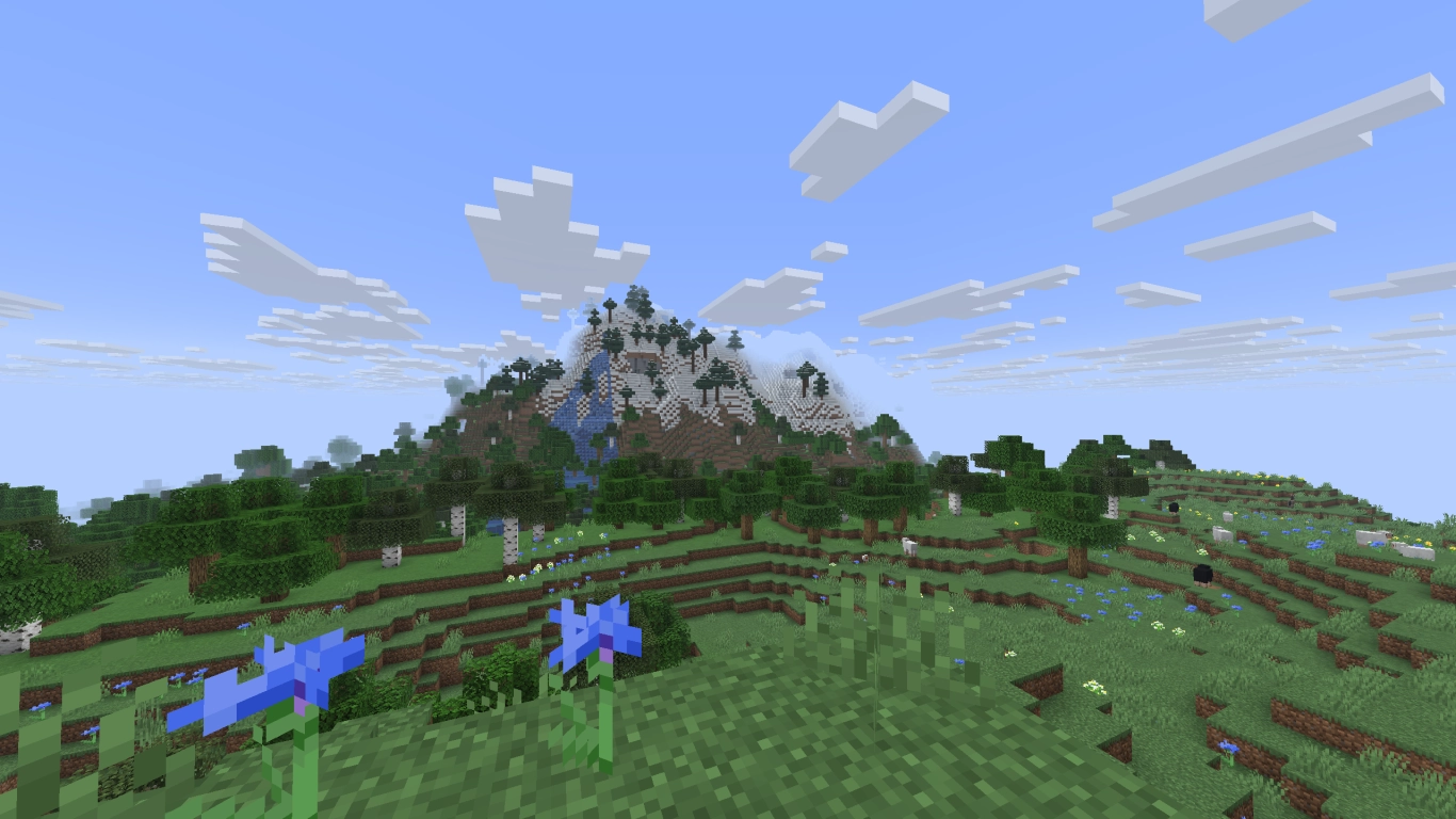 Nomad in Minecraft exploring the world