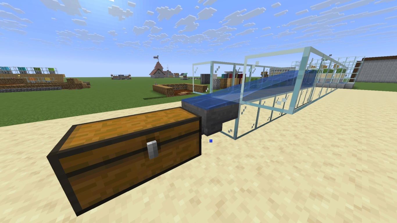 Minecraft Redstone entonnoirs et coffres pour les fermes automatiques