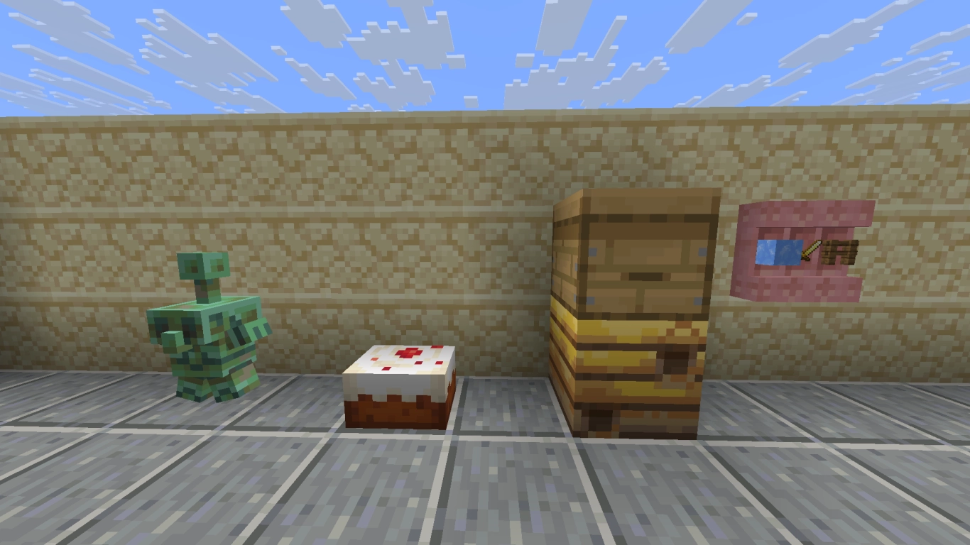 Enigma con cornici e comparatore di Redstone in Minecraft