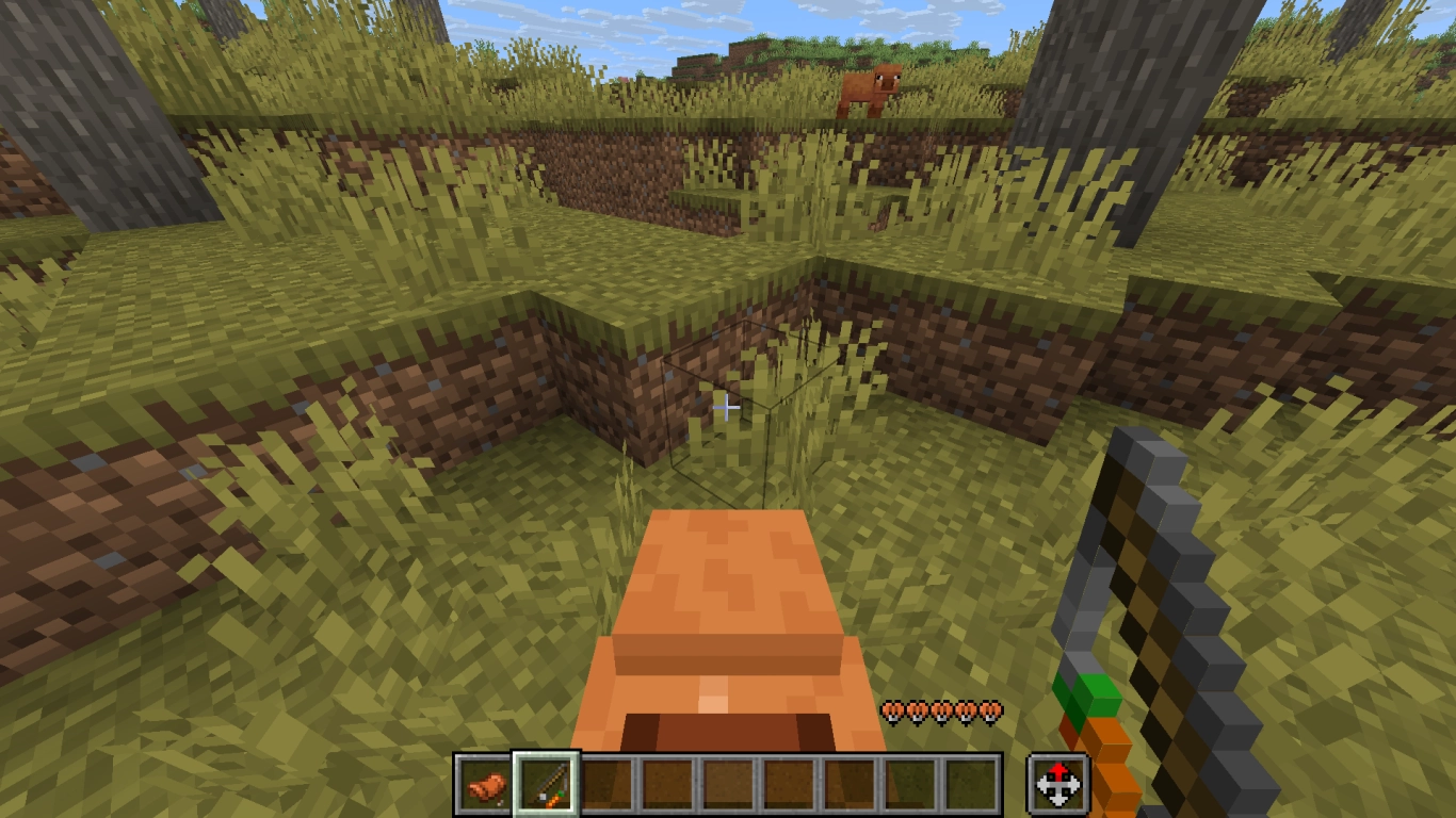 Minecraft Schwein mit Sattel und Karottenrute