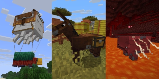 Minecraft ridbara djur: Snabb transport med hästar, kameler & Co. Teaser Image