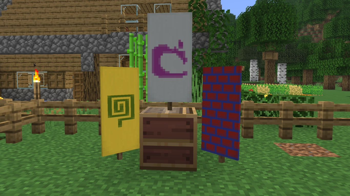 Bannermotieven in Minecraft op het weefgetouw ontwerpen