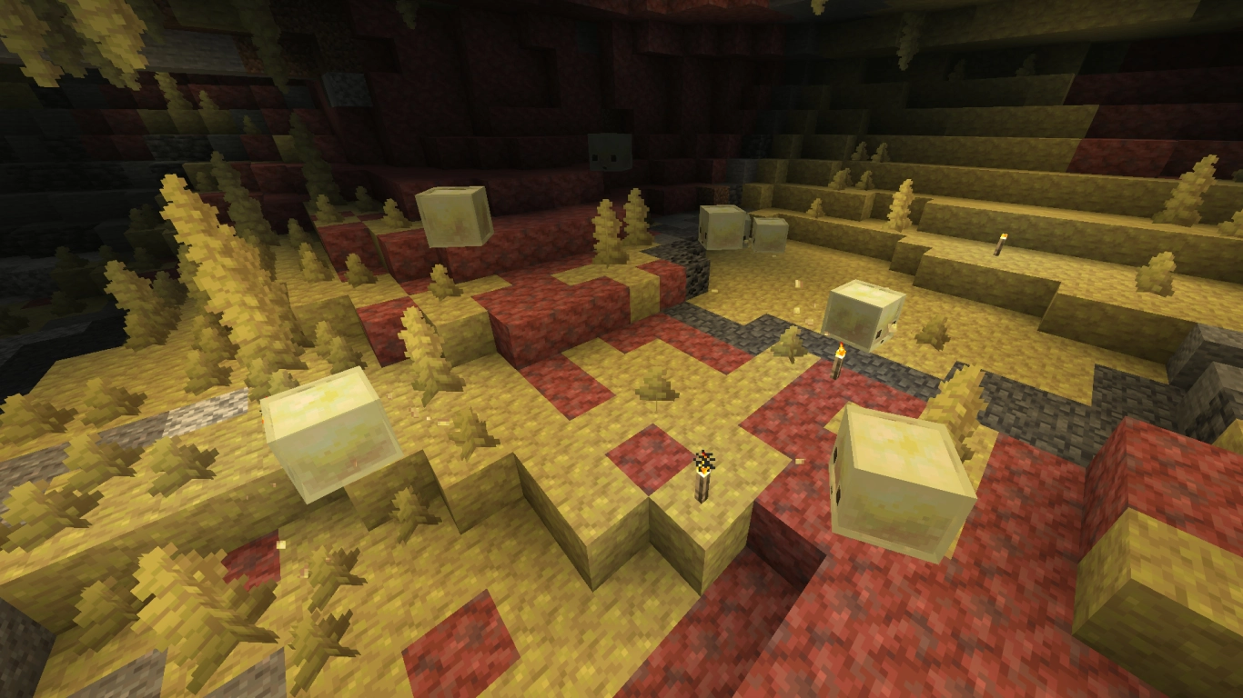 Encontrar o Cubo de Enxofre nas Cavernas de Enxofre no Minecraft e levá-lo no balde
