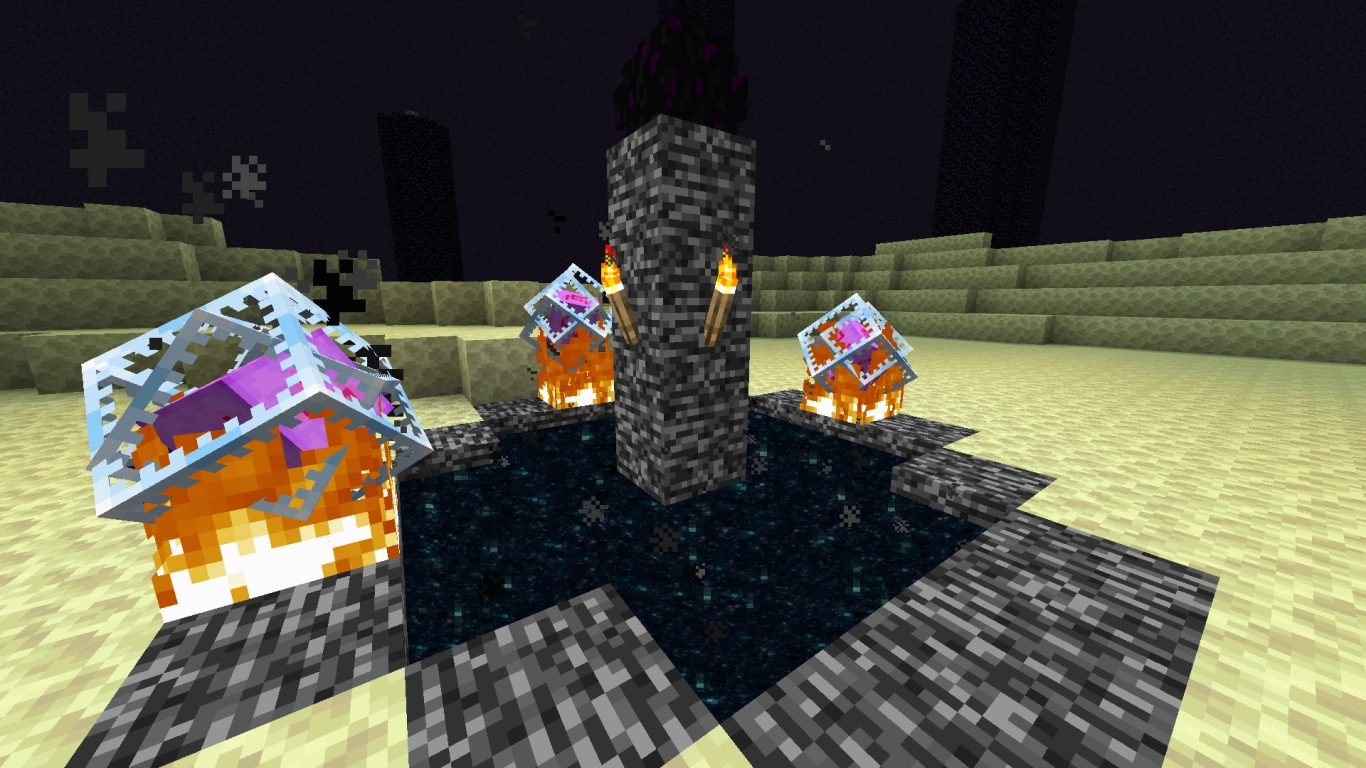 Minecraft achievement The End… Again… – respawn and defeat the Ender Dragon