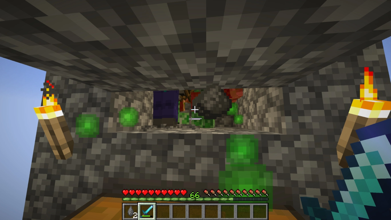 Minecraft Mending Verzauberung repariert das Schwert automatisch mit Erfahrungspunkten