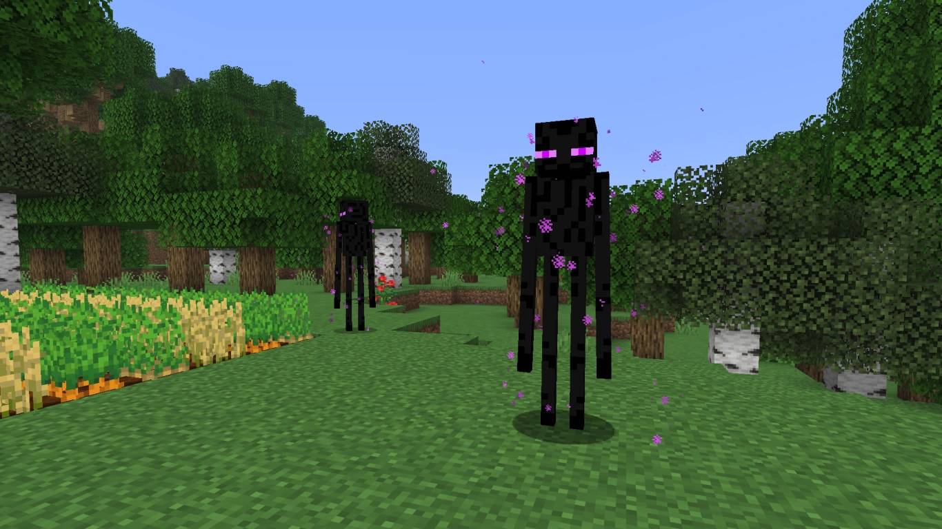 Minecraft mob griefing Creeper-eksplosjon i landsby