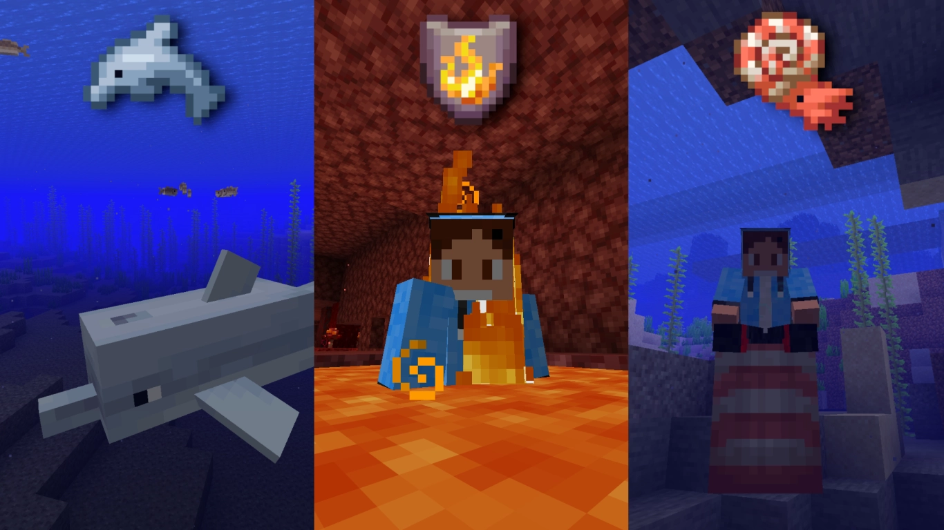 Efeitos de estado neutros e positivos do Minecraft em resumo