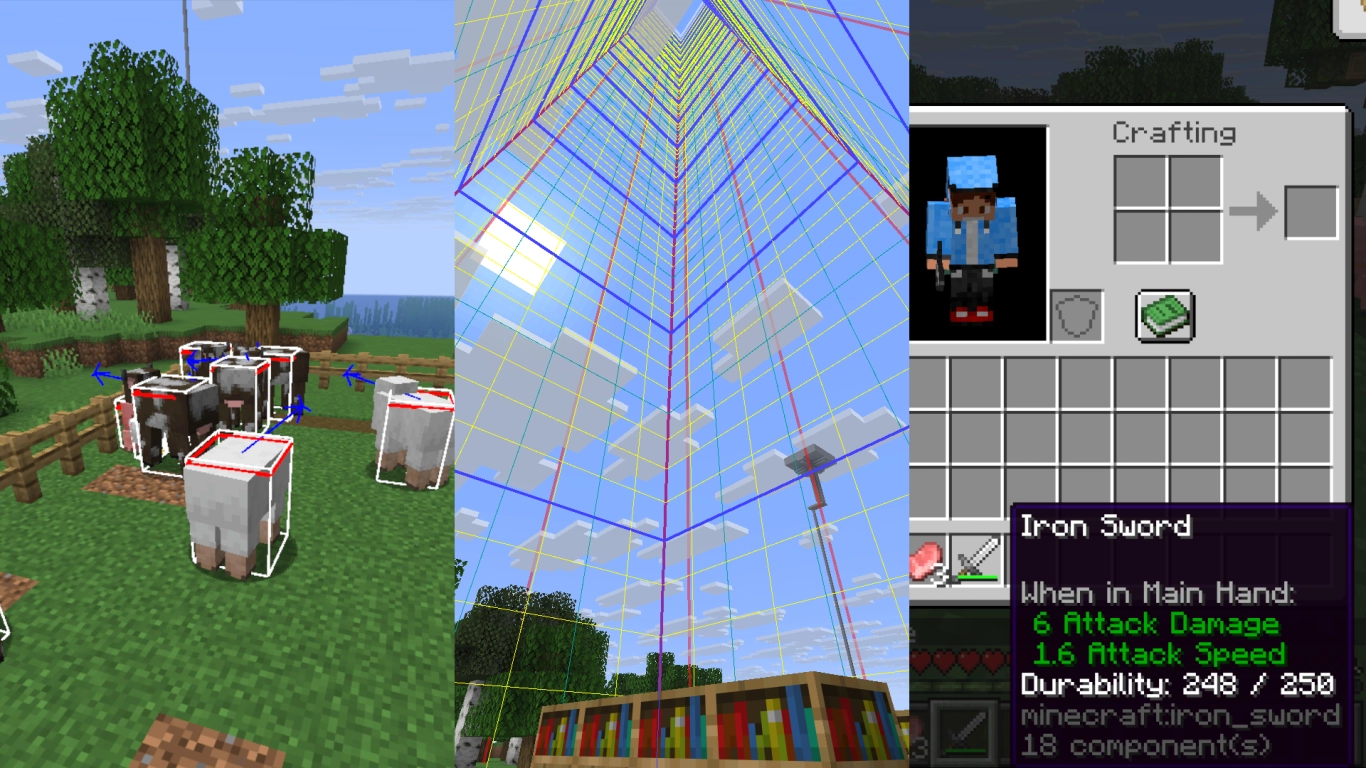 Minecraft F3 debug screen and helpful key combinations