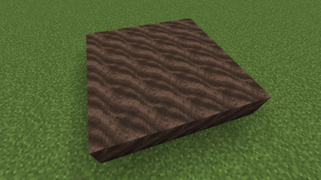 Minecraft blok ziemi dusz z falującym wzorem jako podłoże i ścieżka