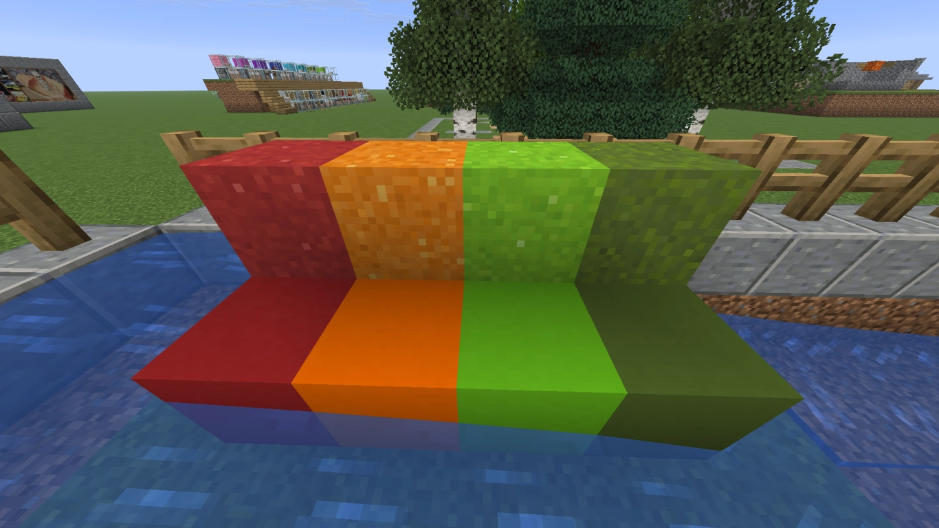 Minecraft betong och hur betongpulver härdas med vatten