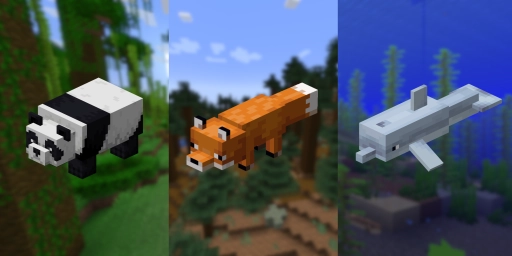 Discover Minecraft's Unknown Wildlife: Pandas, Foxes, and Dolphins