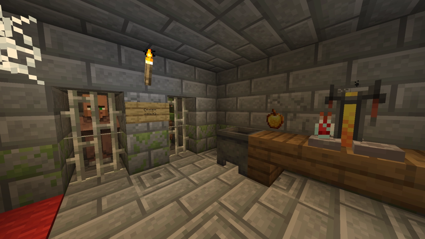 Kalıcı indirimler için Minecraft’ta zombi köylü iyileştirme istasyonu