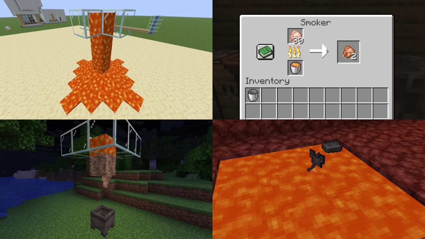 Minecraft-lava: skade, ildmotstand og netherite-tålelighet