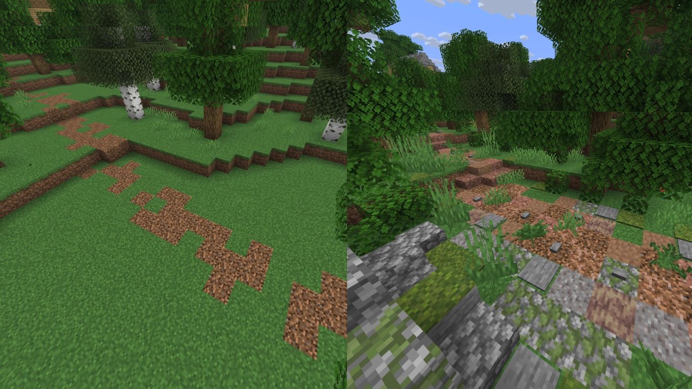 Överarbeta äldre Minecraft-byggen och förbättra dem med nya uppdateringar