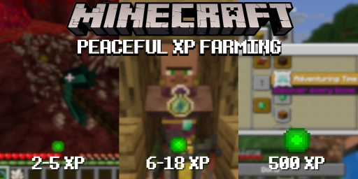 Minecraft XP ohne Monster: Peaceful-Mode Guide