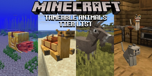 Animali addomesticabili in Minecraft: classifica definitiva da S a C