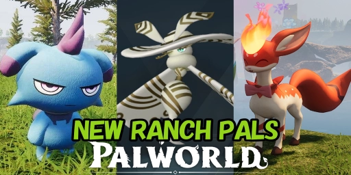 Palworld 1.0 Ranch: Nya Pals, frön, körtlar, svampar