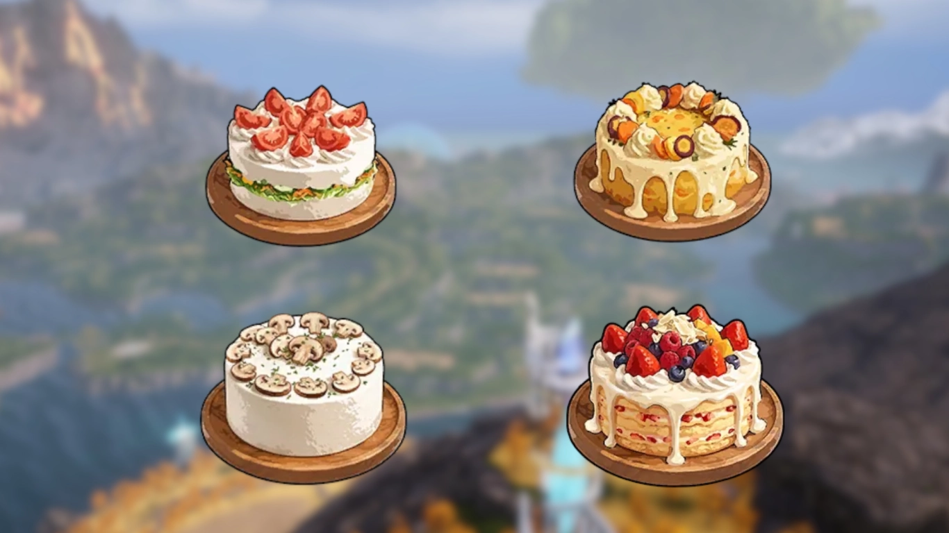 Novas tartes para a criação de Pals em Palworld 1.0