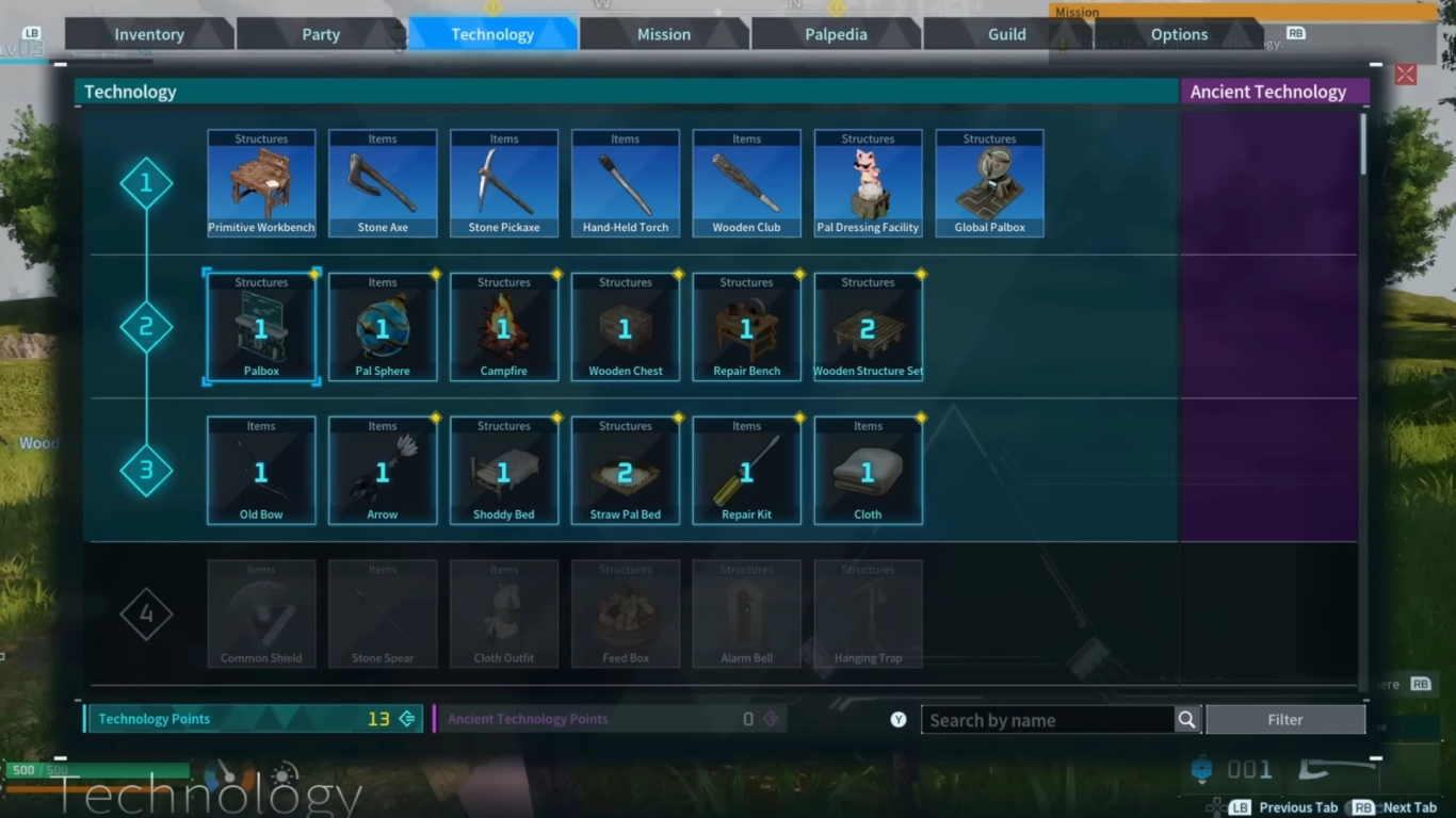 Fordel teknologipoint og lås blueprints op i Palworld