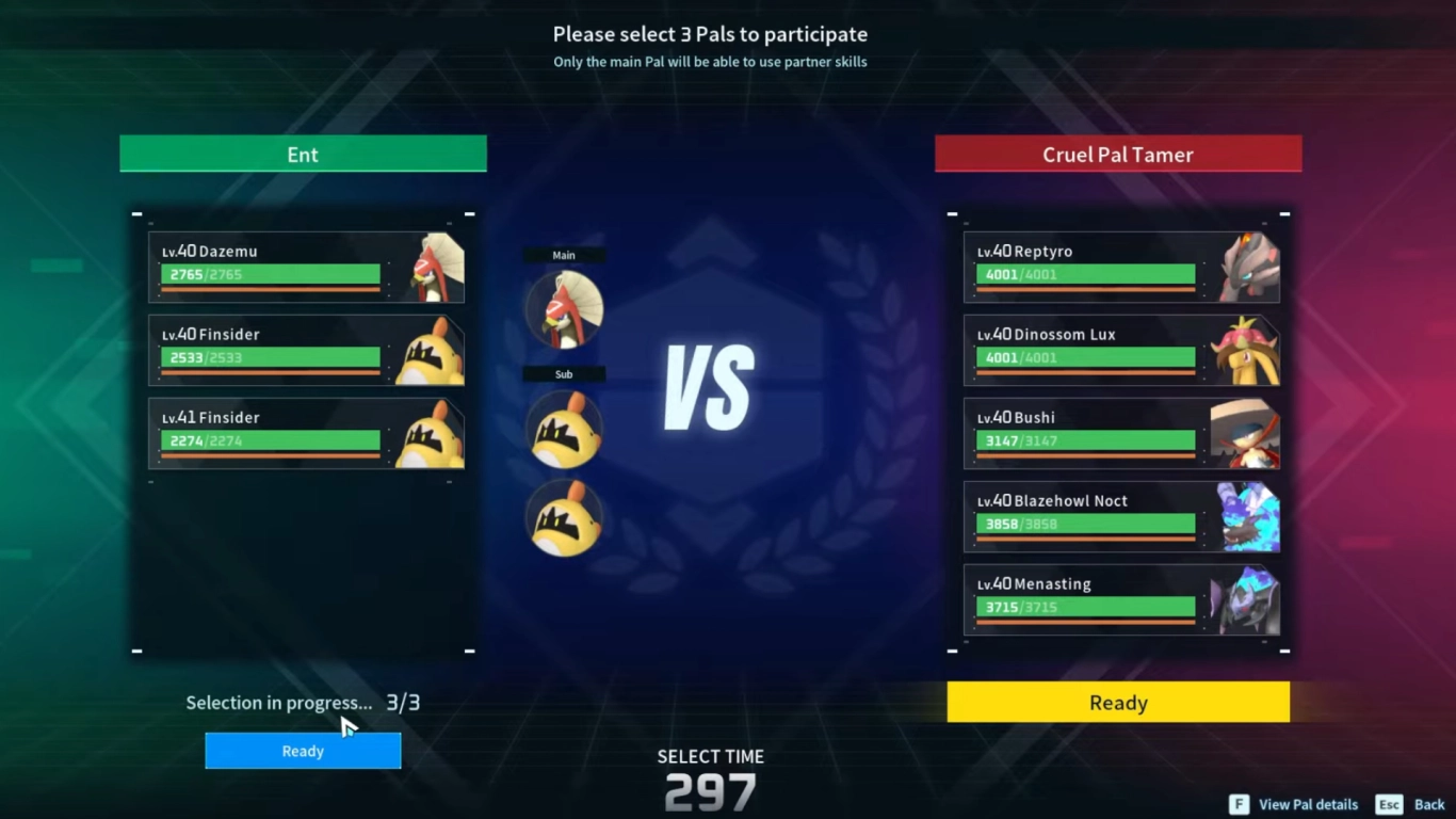 Högre arenarang i Palworld och Master-utmaningar