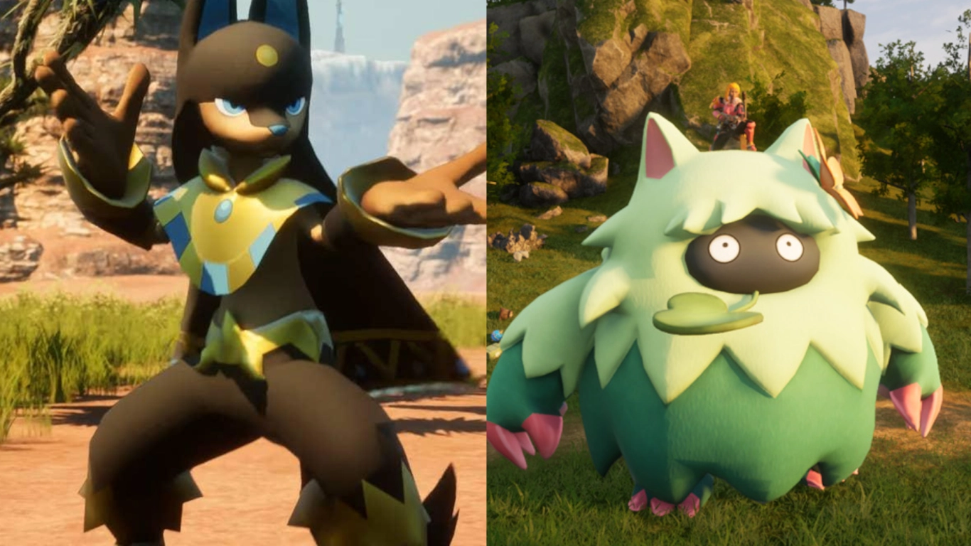 Pale w Palworld do prac ręcznych i transportu