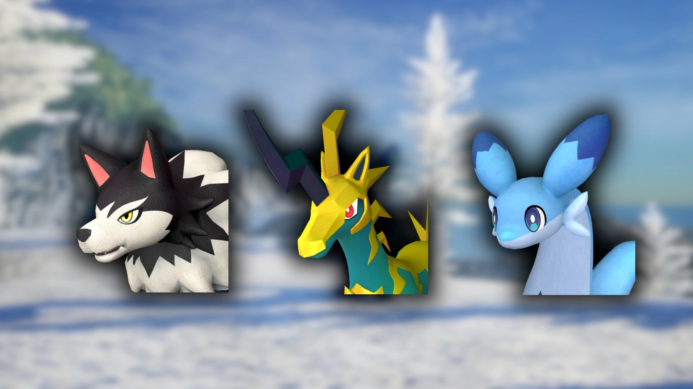 Aperçu des montures de début de jeu dans Palworld : Direhowl, Chillet et Univolt