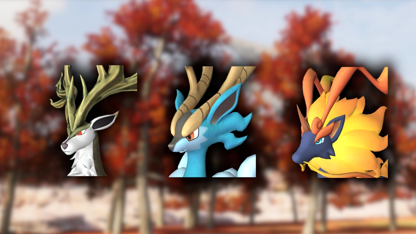 Aperçu des montures de milieu de jeu dans Palworld : Eikthyrdeer Terra, Fenglope et Pyrin