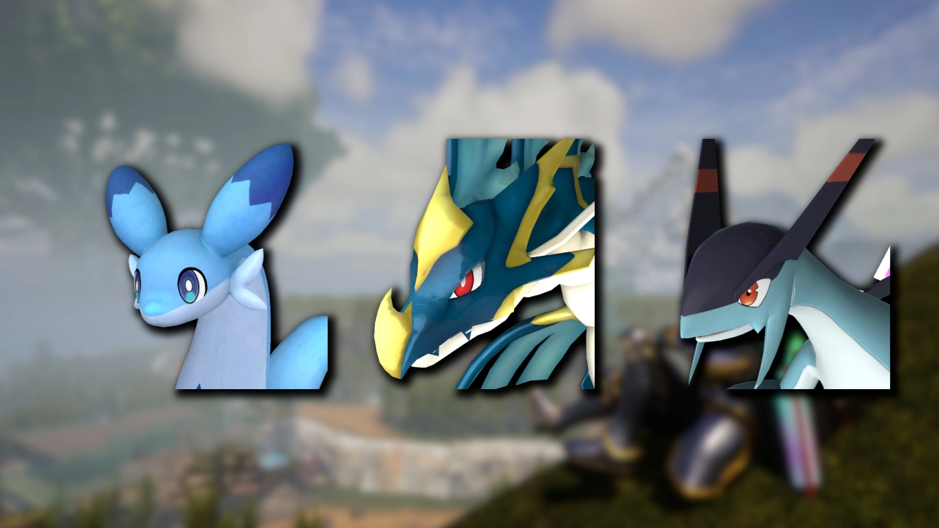 Schnelle Drachen-Mounts in Palworld an Land, in der Luft und im Wasser