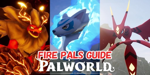 Guia de Pals de Fogo em Palworld: pontos fortes, melhores lutadores, trabalhadores e montarias