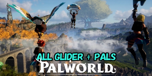Palworld Gleiter Guide: Alle Gleiter, Wing Pack und Gleiter-Pals