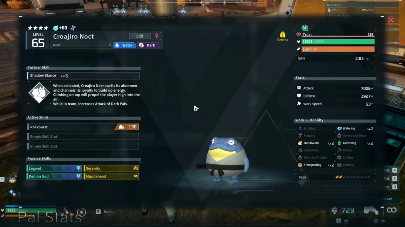 Palworld – statystyki i wartości twoich Palów w skrócie