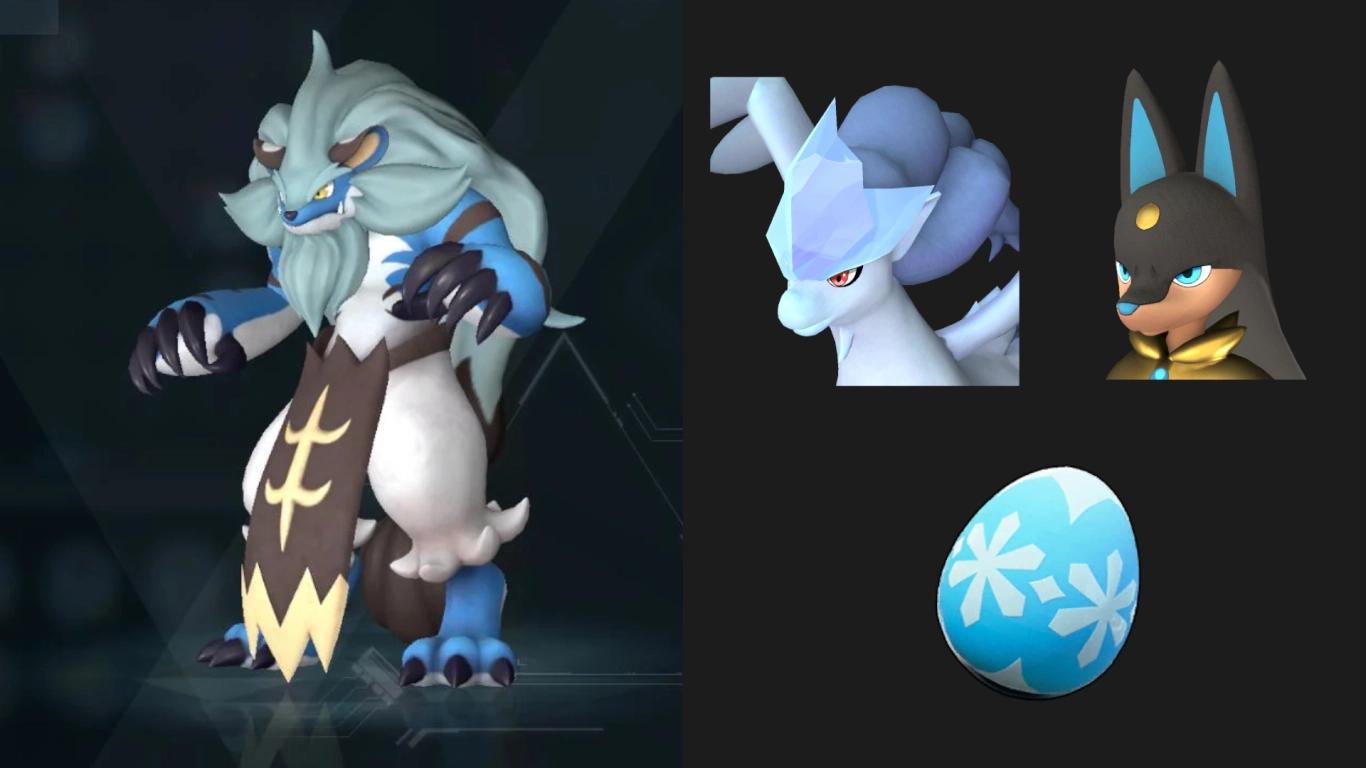 Bastigor issu d’un croisement entre Anubis et Frostallion dans Palworld