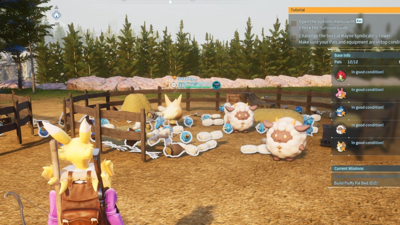 Bygge Palworld-ranch: teknologi og ressurser