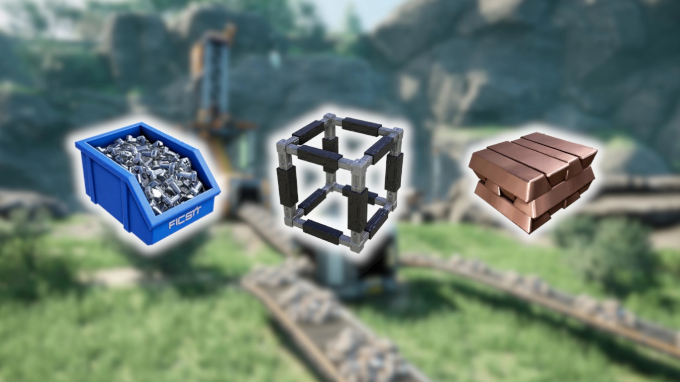 Janela de seleção do MAM com receitas alternativas em Satisfactory