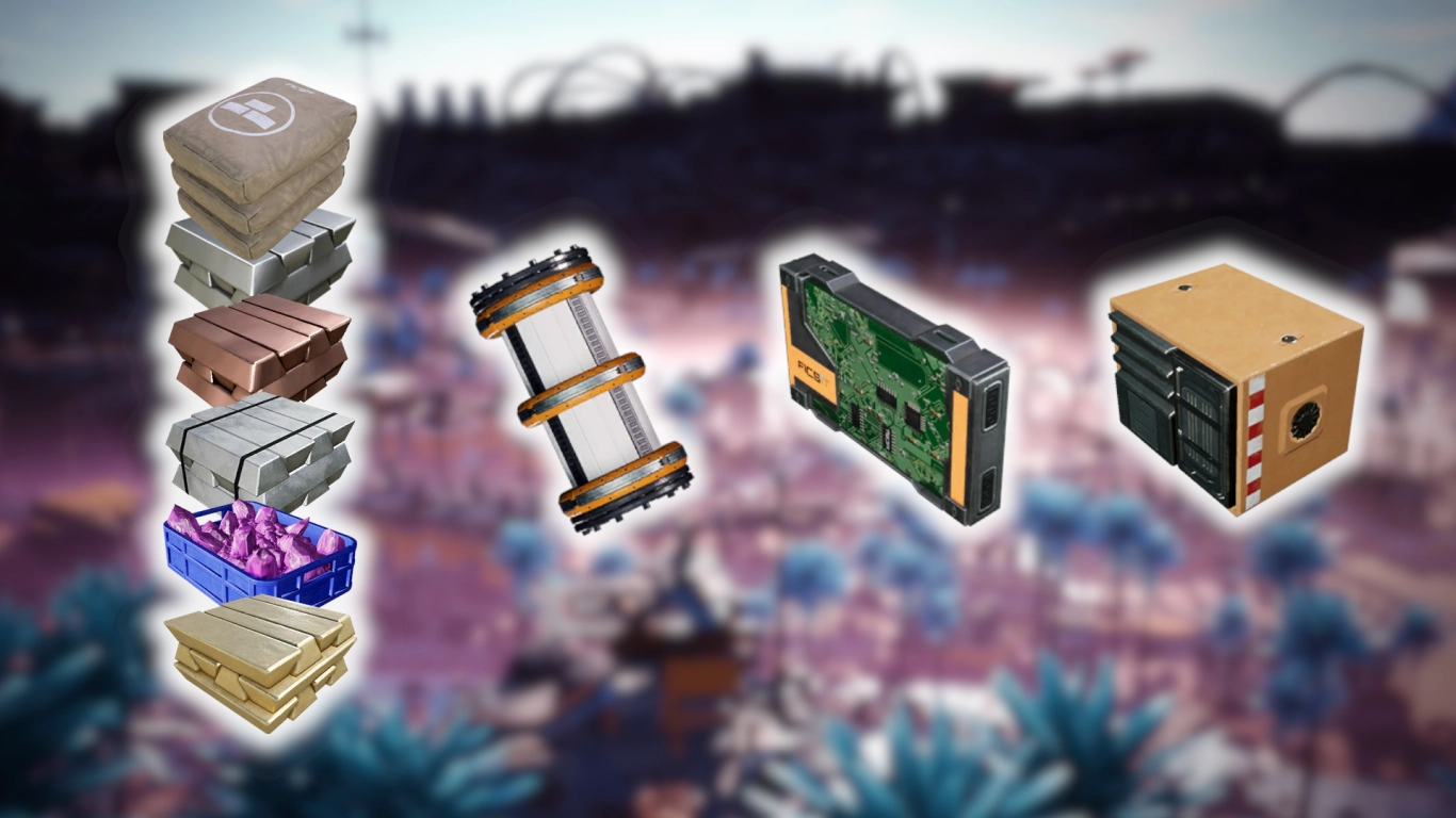 Processamento de petróleo em Satisfactory com reciclagem de plástico e borracha