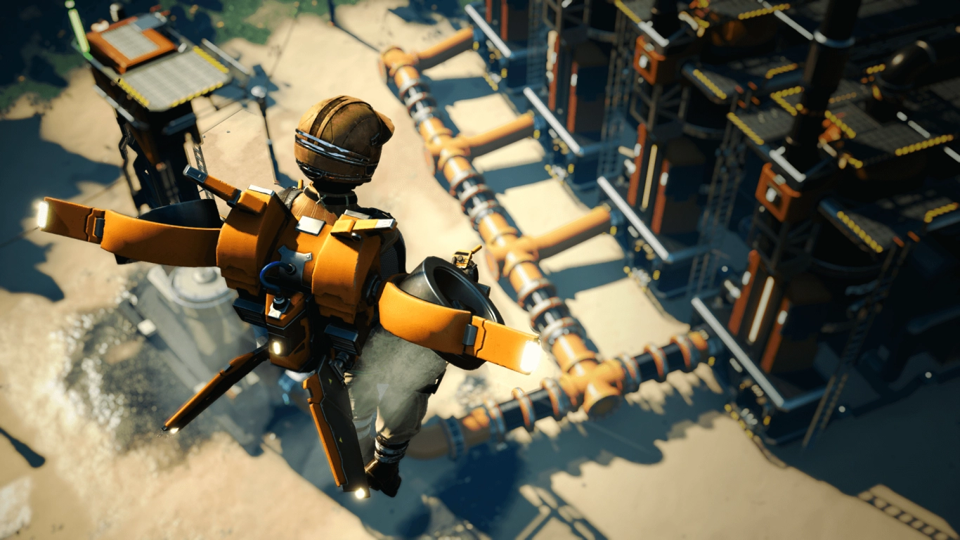 Satisfactory Hoverpack bauen und präzise fortbewegen