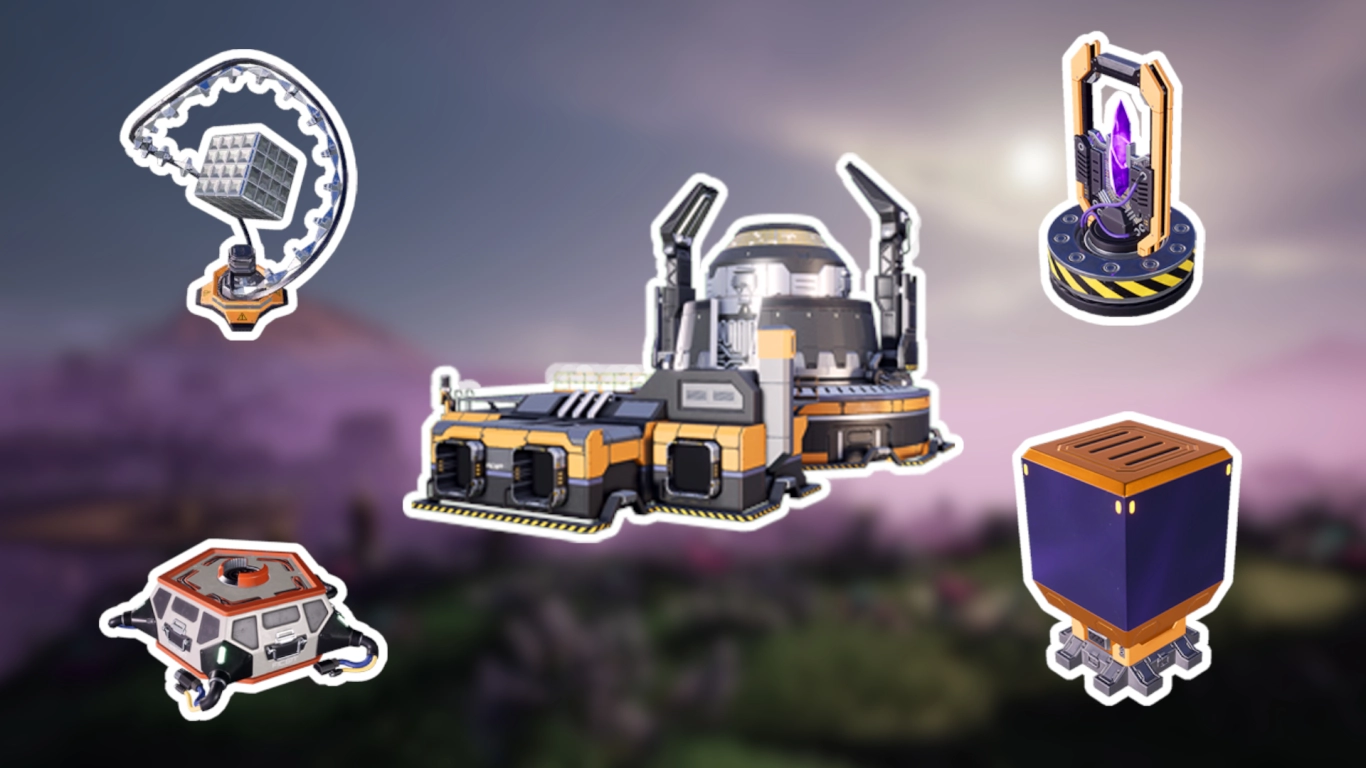 Kwantenencoder in Satisfactory met donkere materie en nieuwe items