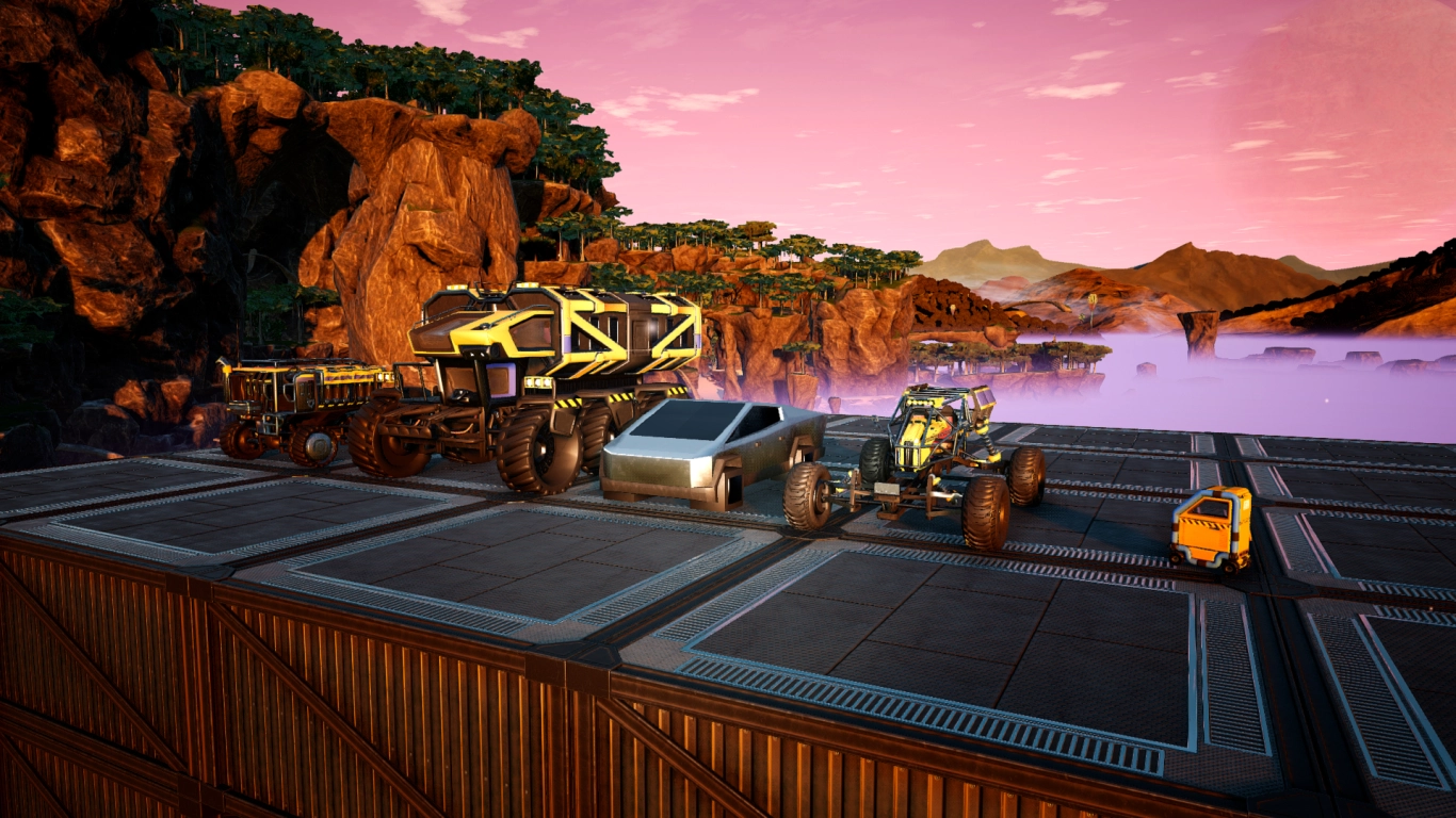 Satisfactory vehicles like Truck and Tractor for automated freight transport