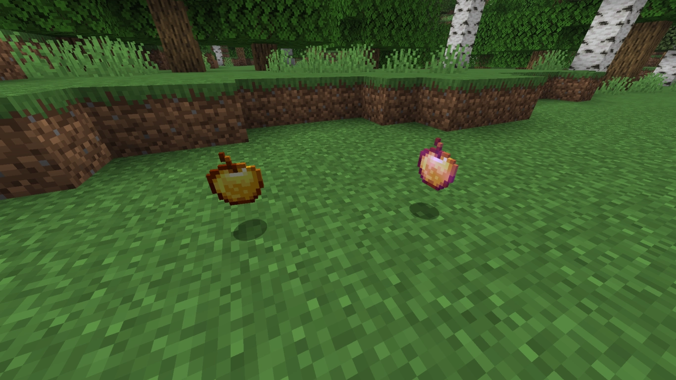 Pomme dorée enchantée dans Minecraft