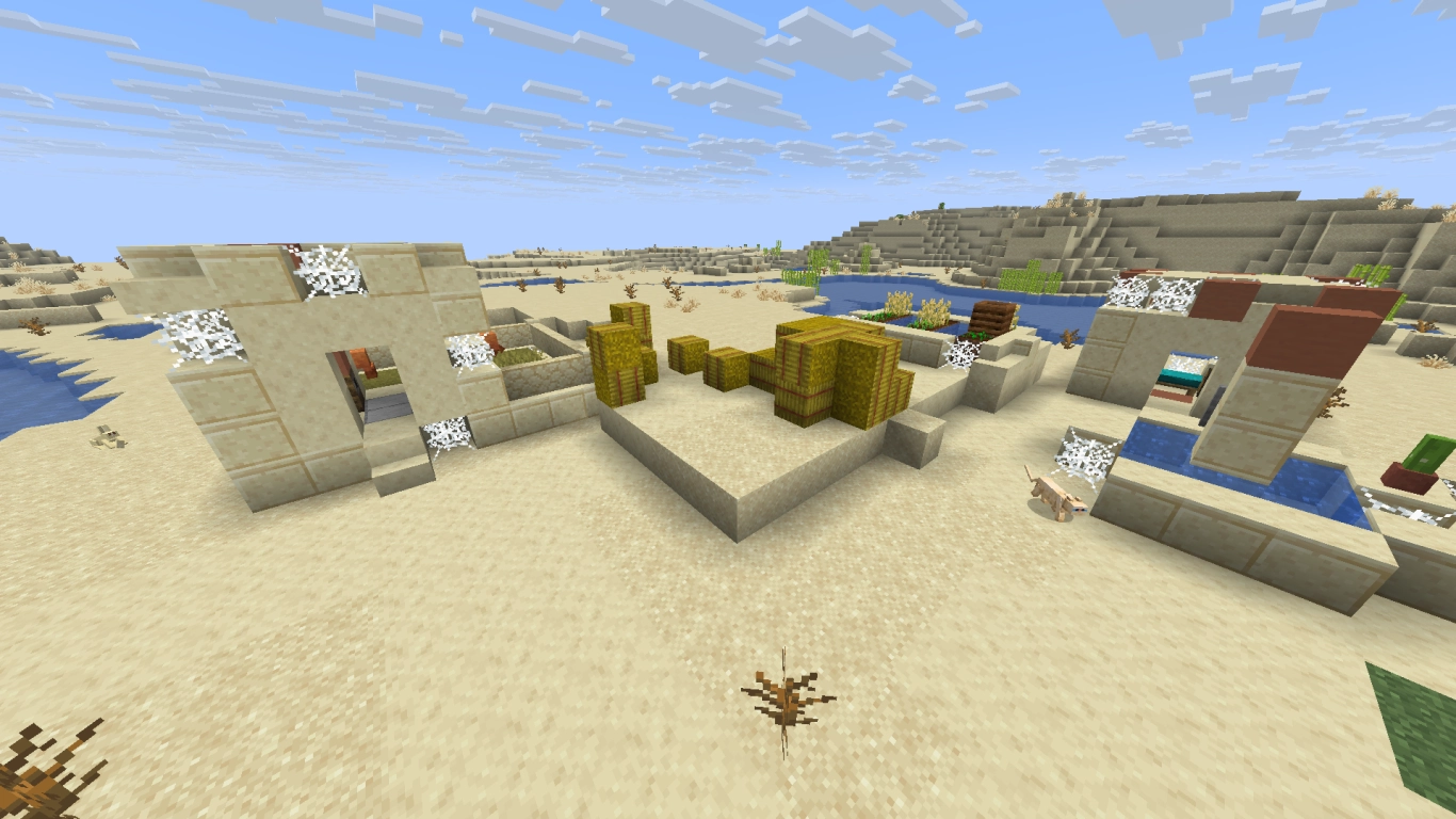 Village de zombies rare dans Minecraft