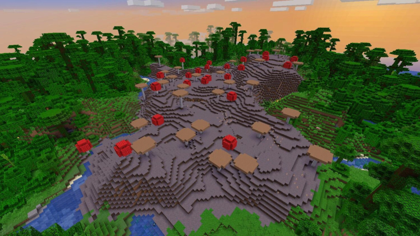 Champignon terrestre rare dans Minecraft